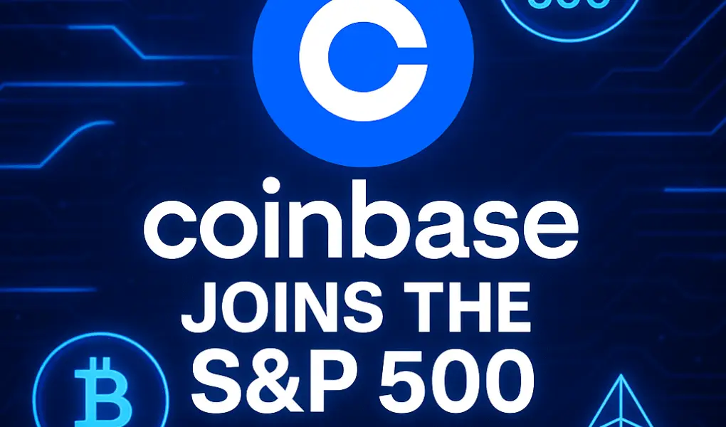 Coinbase joins the S&P 500 – first crypto company in the index