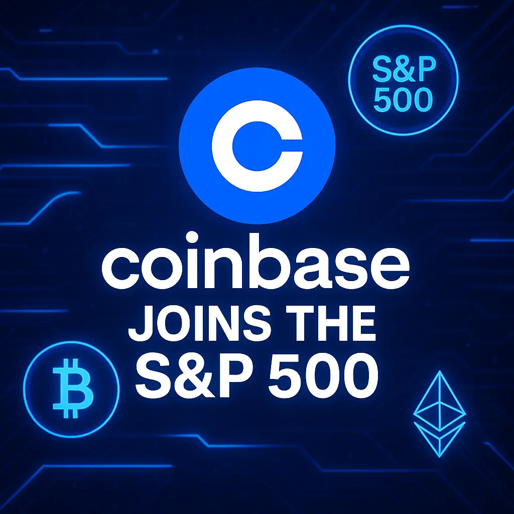 Coinbase joins the S&P 500 – first crypto company in the index